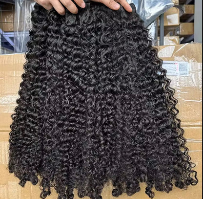 Raw Indian Vietnamese Curly 3 Bundle Deal - BrisRawHairCo