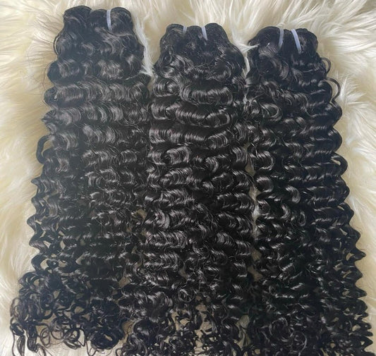 Vietnamese Deep Curly 3 Bundle Deal - BrisRawHairCo